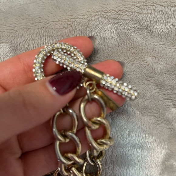 Savvy Cia 14k plated crystal necklace - Picture 7 of 9